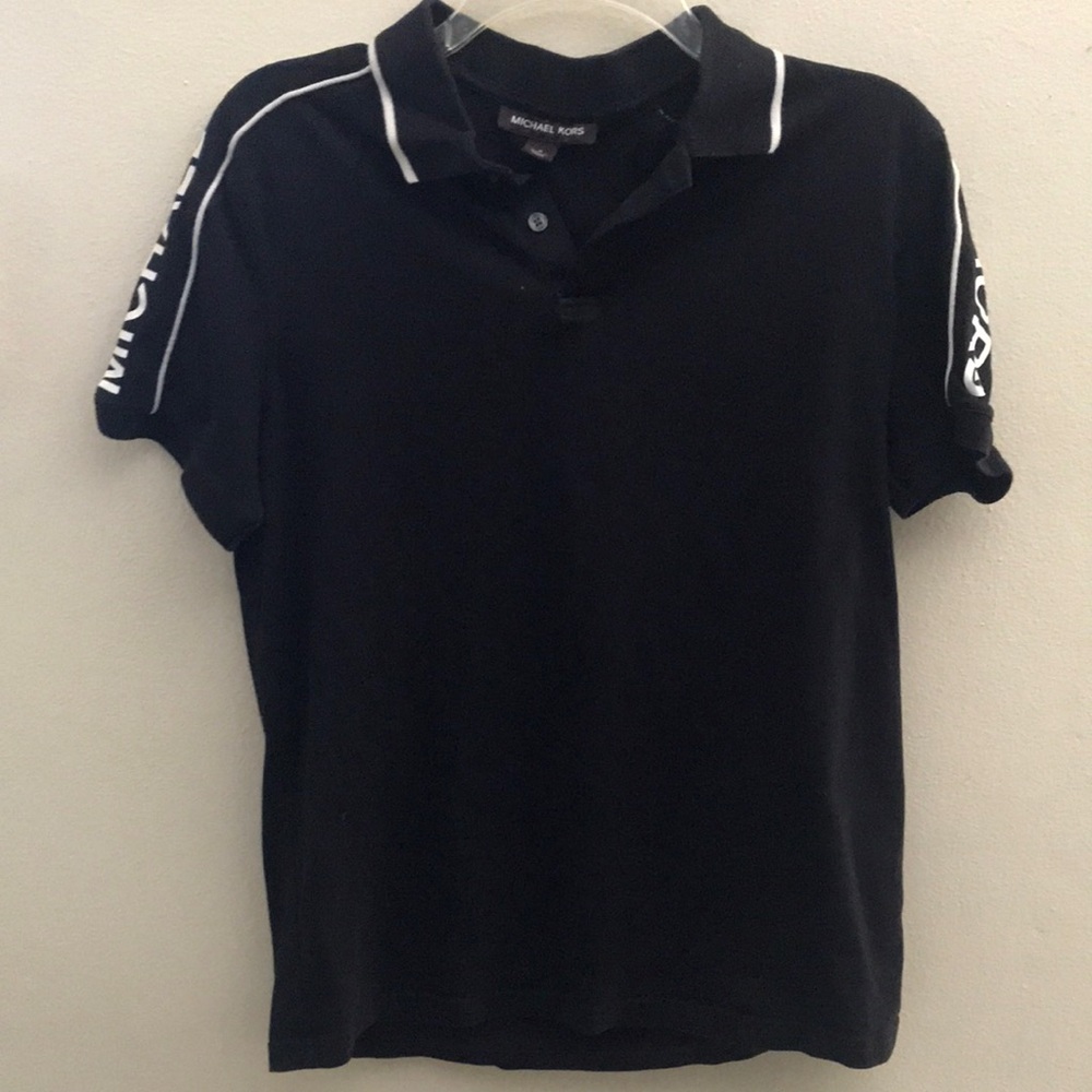 Michael Kors Black Polo Shirt